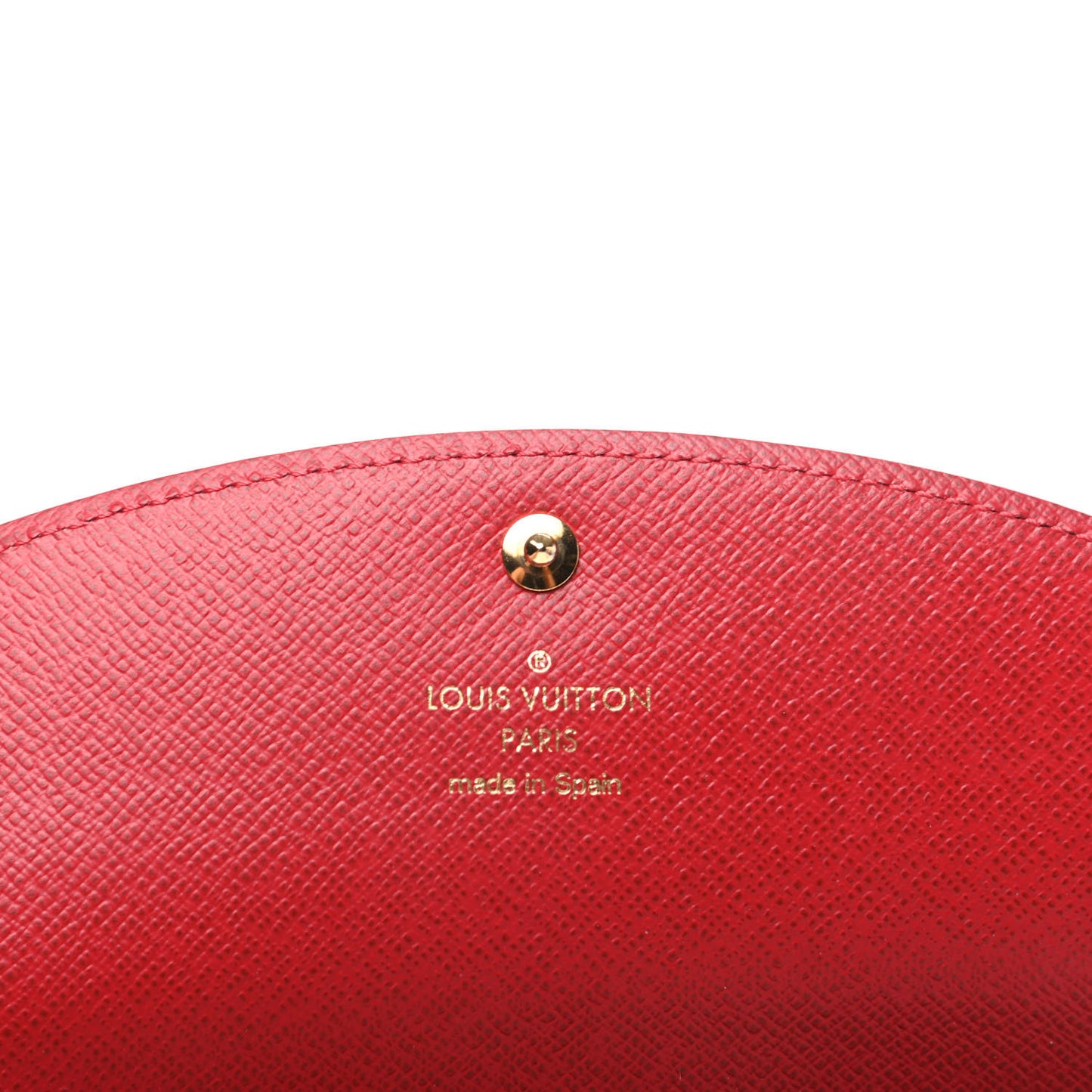Damier Ebene Caissa Wallet Cherry