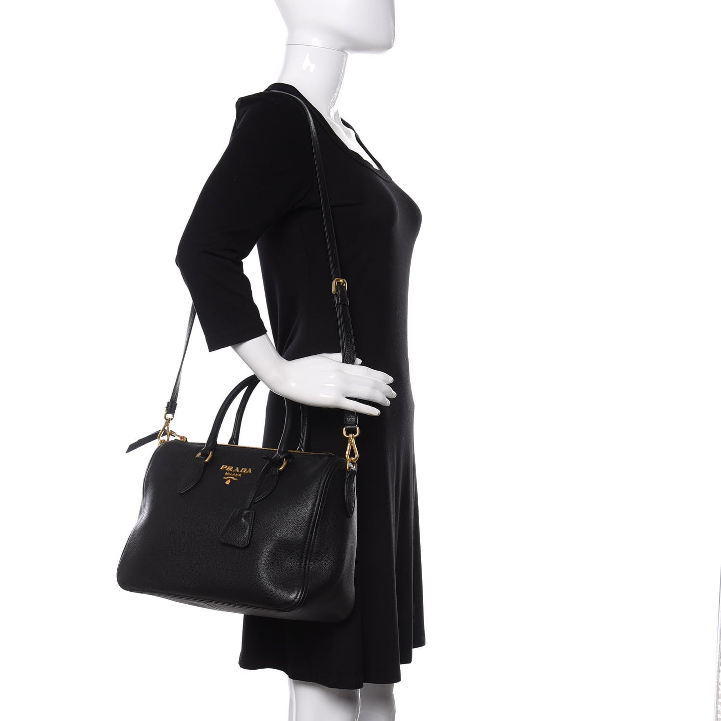 Vitello Phenix Bauletto Black