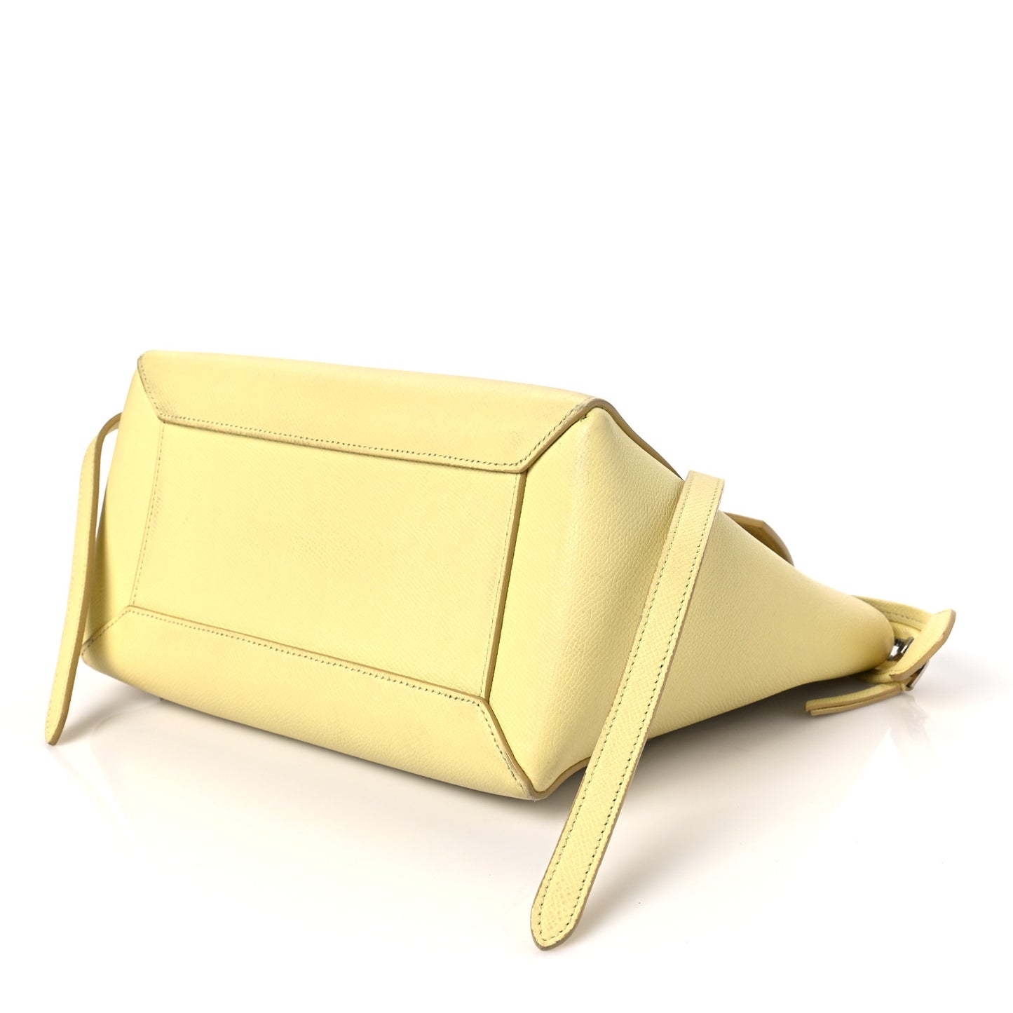 Grained Calfskin Micro Belt Bag Bergamote