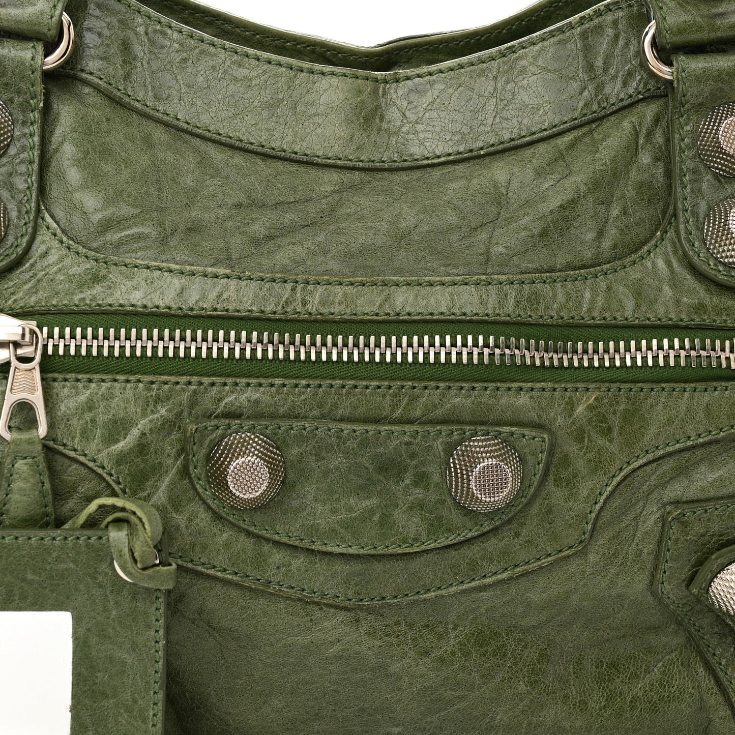 Agneau Giant 21 Silver Hardware City Vert Thyme