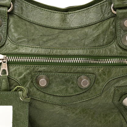 Balenciaga Agneau Giant 21 Silver Hardware City Vert Thyme 8 of 12