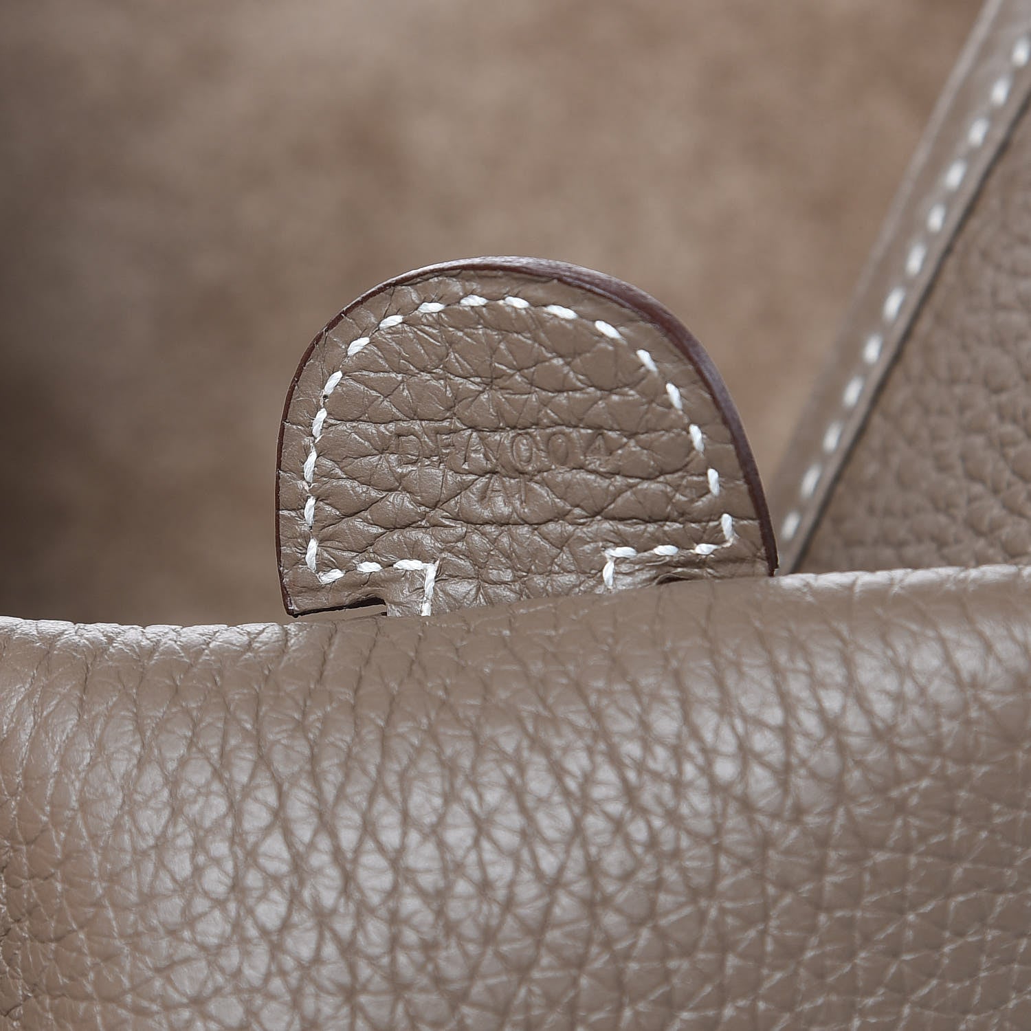 Hermes Taurillon Clemence Evelyne III PM Etoupe 7 of 11
