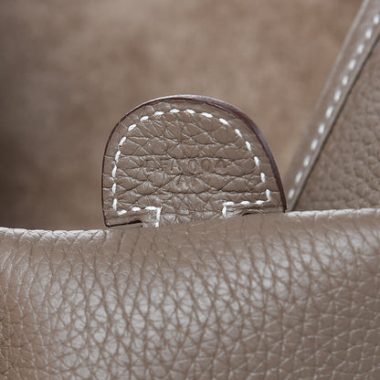 Hermes Taurillon Clemence Evelyne III PM Etoupe 7 of 11
