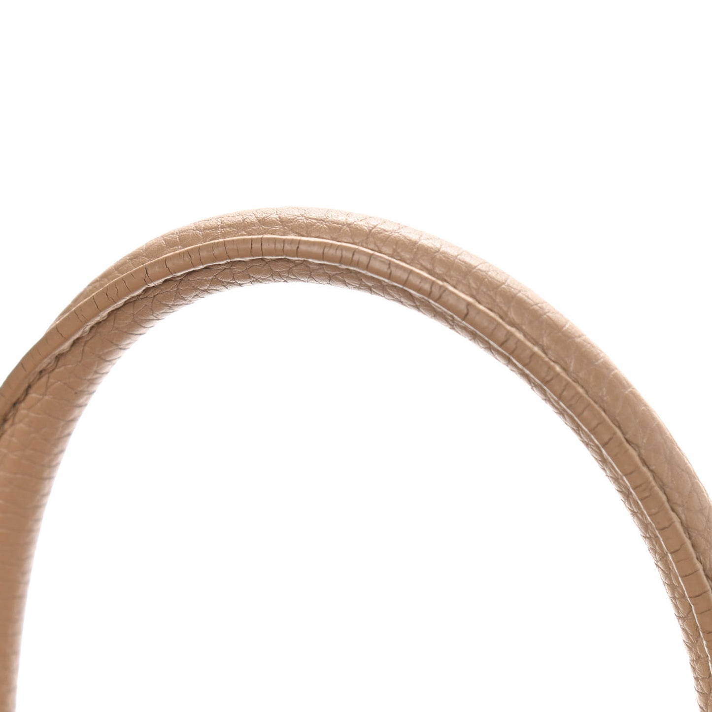 Grained Calfskin Baby Sac De Jour Souple Dark Beige