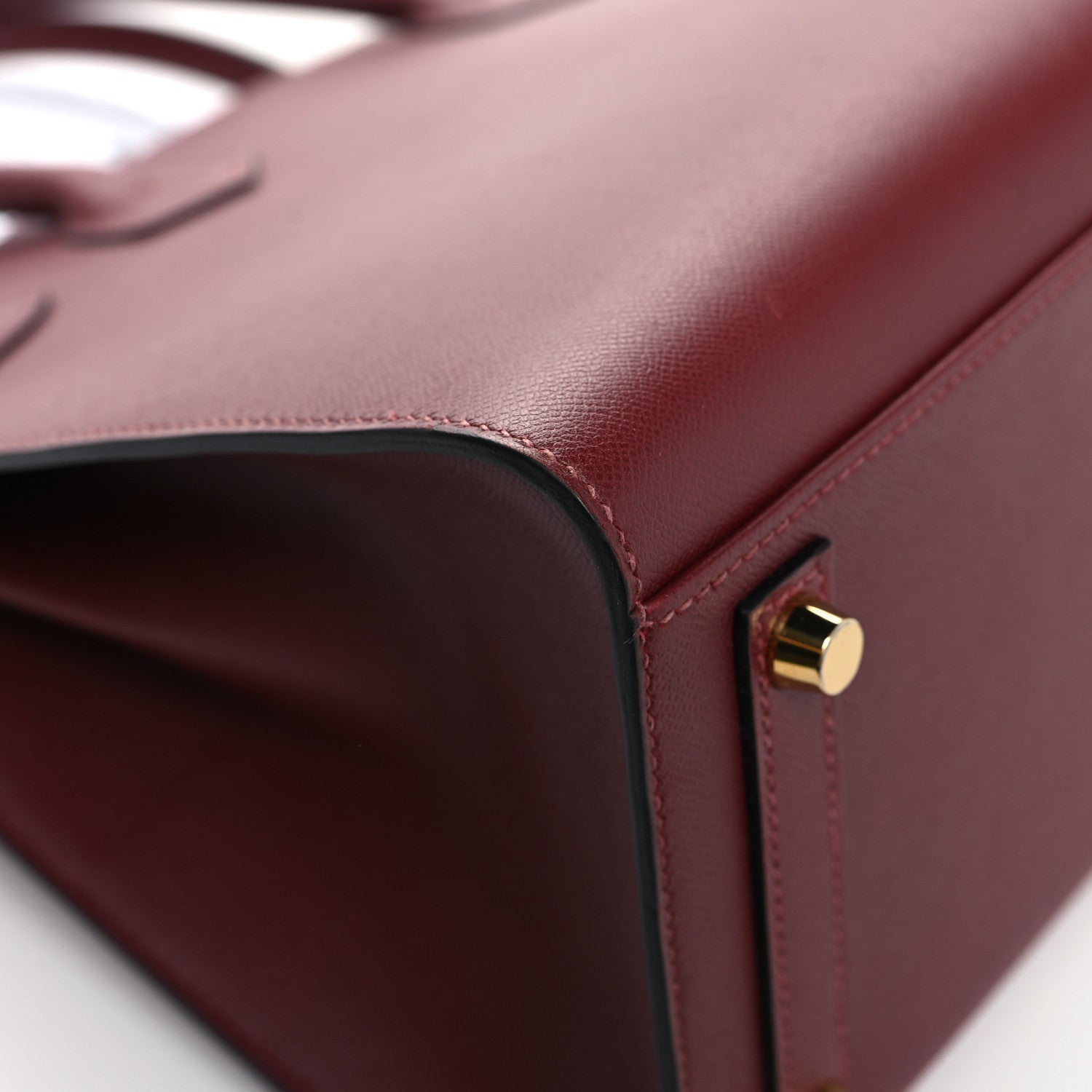 Hermes Madame Calfskin Birkin Sellier 30 Rouge H 11 of 12