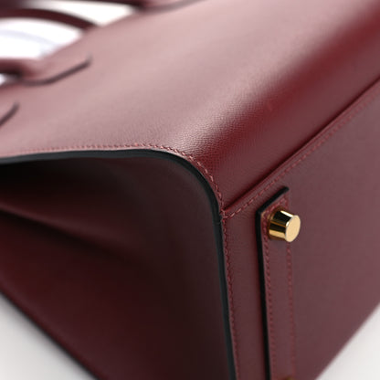 Hermes Madame Calfskin Birkin Sellier 30 Rouge H 11 of 12