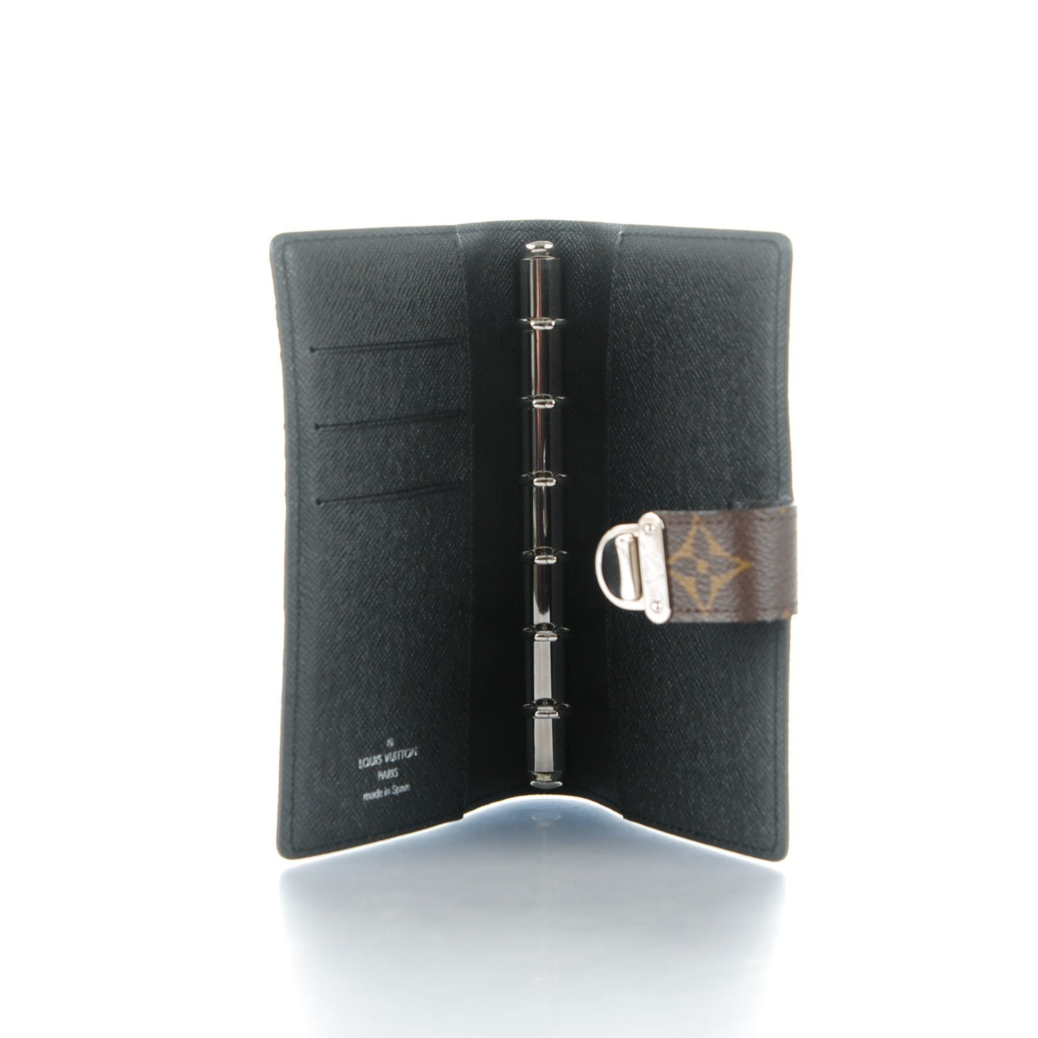 Louis Vuitton Monogram Koala Small Ring Agenda Cover Black 5 of 7