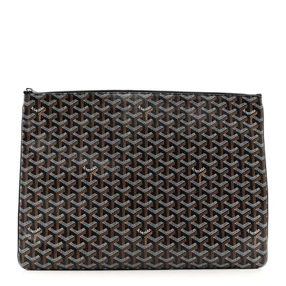 Goyard Goyardine Senat Pochette GM Black 1 of 6