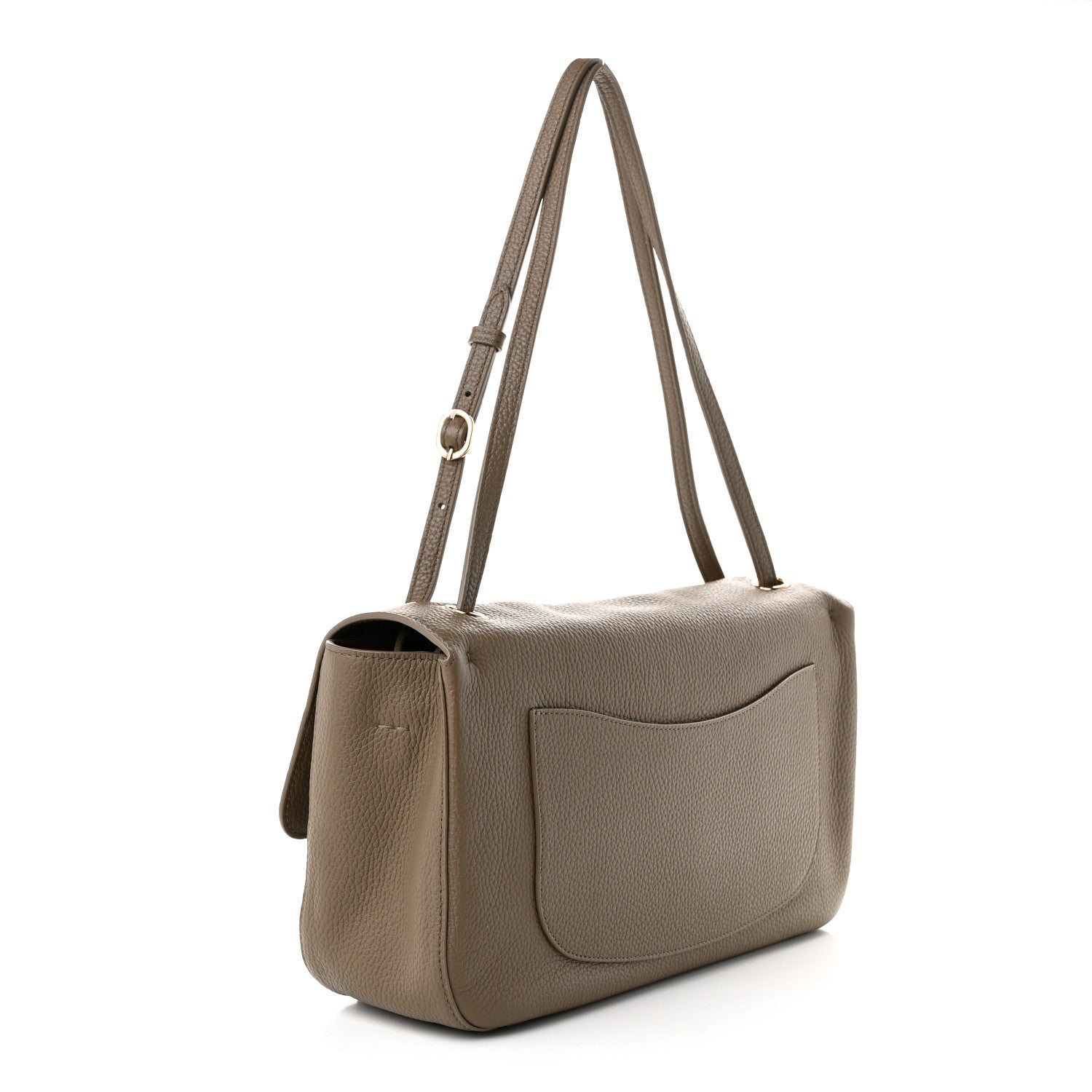 Chanel Grained Calfskin Small Souplissimo Maxi Flap Light Brown 2 of 10