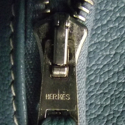 Hermes Togo Fourre Tout Blue Jean 9 of 10