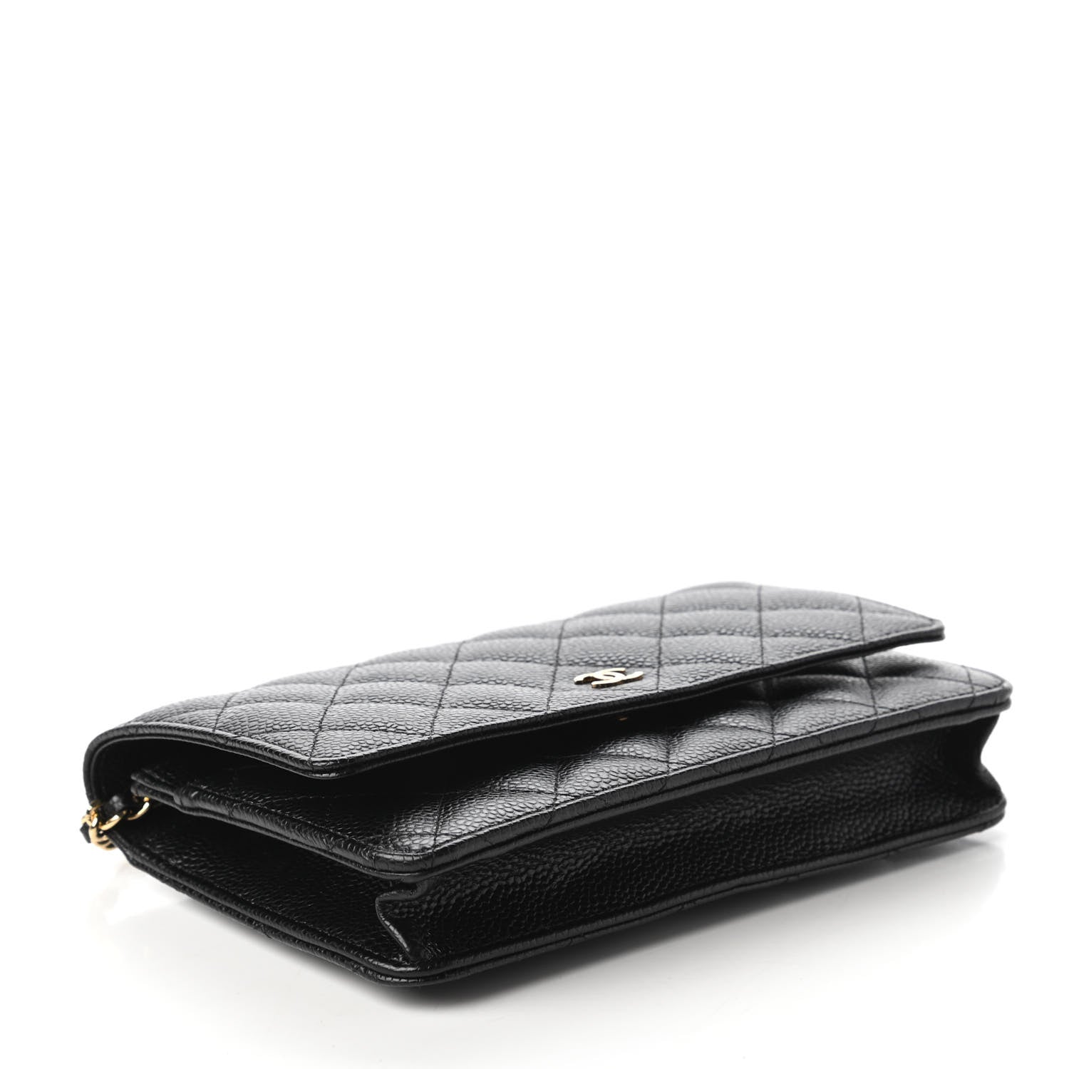 Chanel Caviar Quilted Wallet On Chain WOC Black 4 of 12