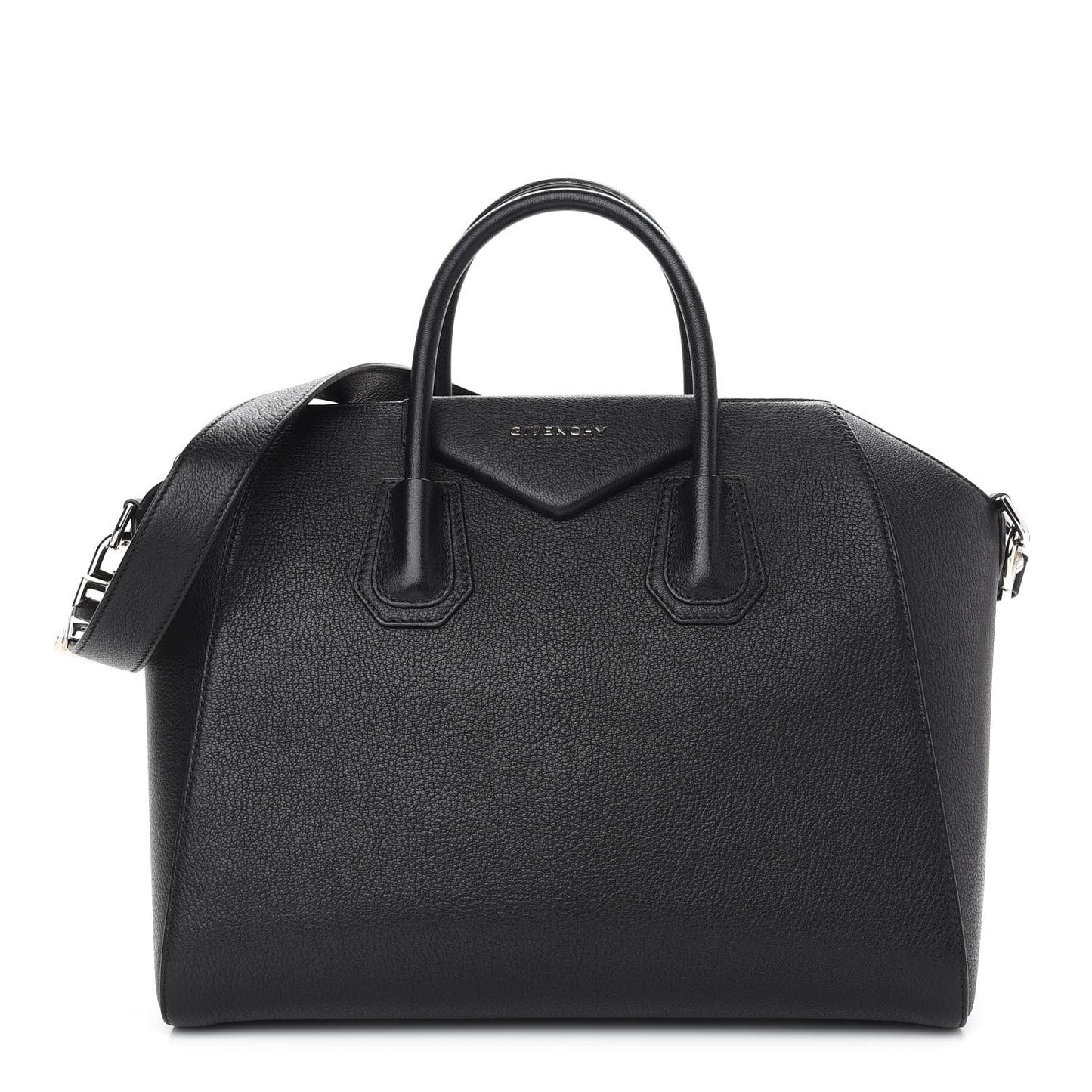 Sugar Goatskin Medium Antigona Black