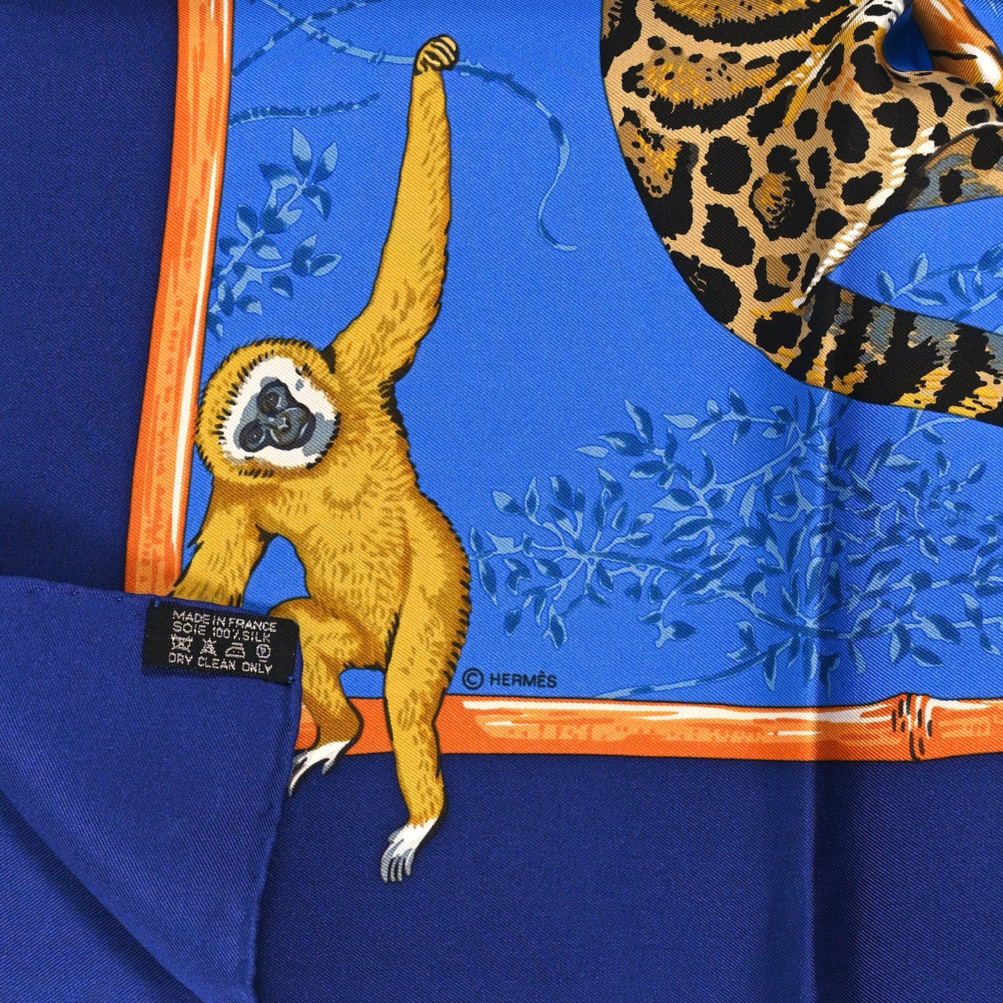 Silk Tendresse Feline Scarf 90