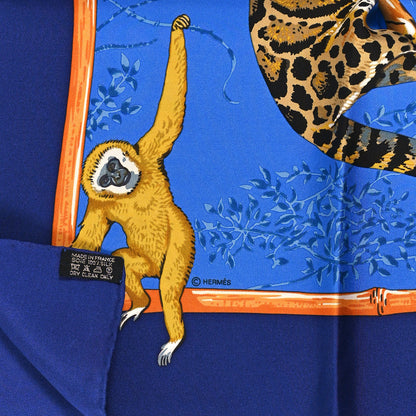 Hermes Silk Tendresse Feline Scarf 90 3 of 3