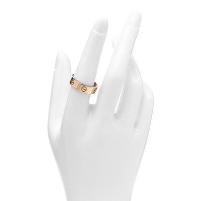Cartier 18K Yellow Gold 5.5mm LOVE Ring 56 7.5 2 of 4