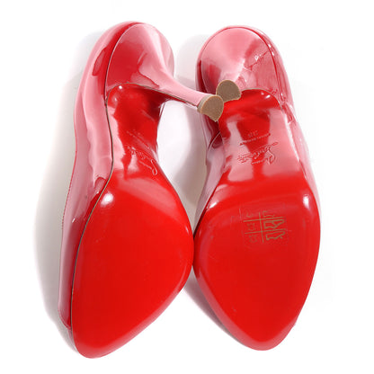 Christian Louboutin Patent Maryl 120 Pumps 36 Red 5 of 7
