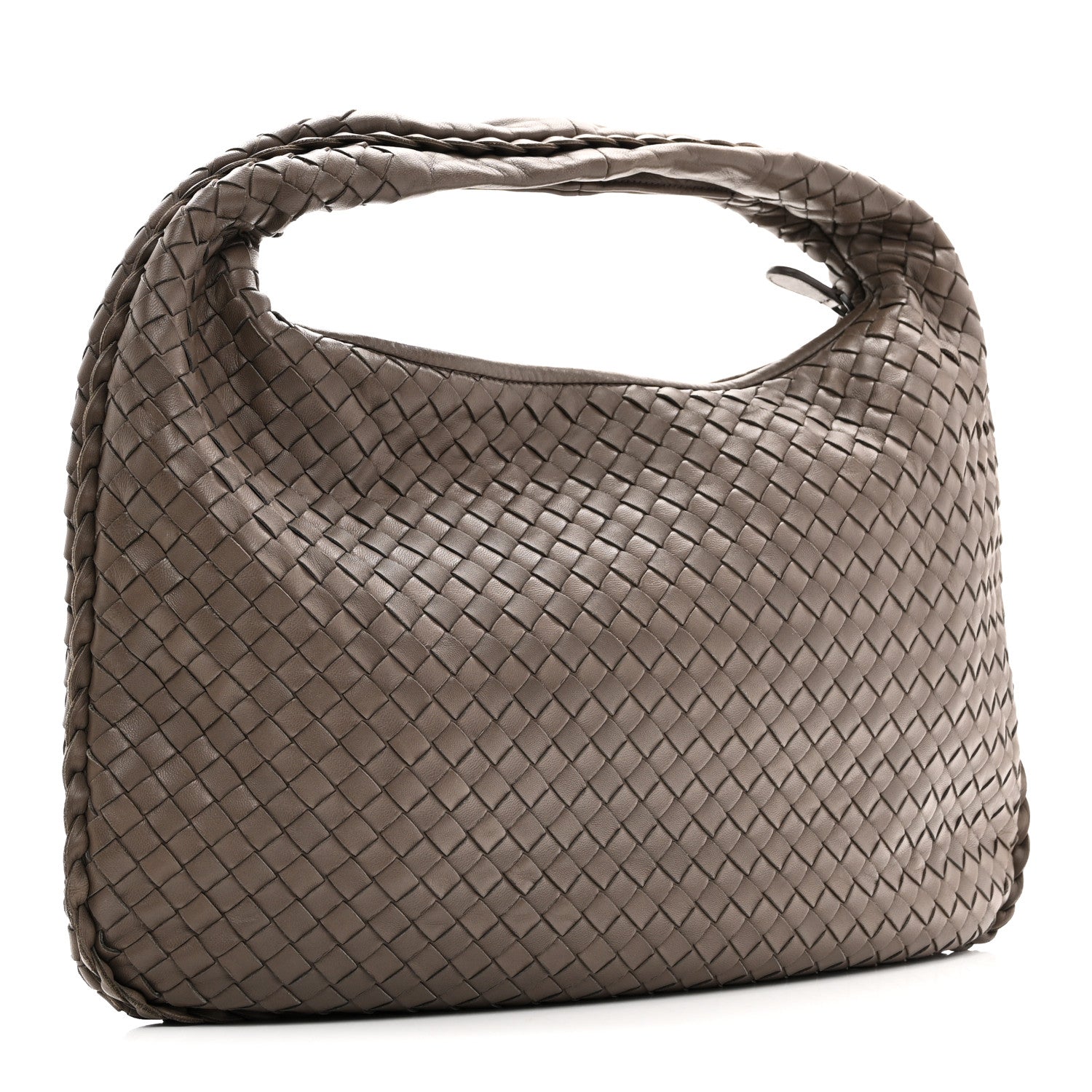 Bottega Veneta Nappa Intrecciato Medium Veneta Hobo Fume 3 of 10
