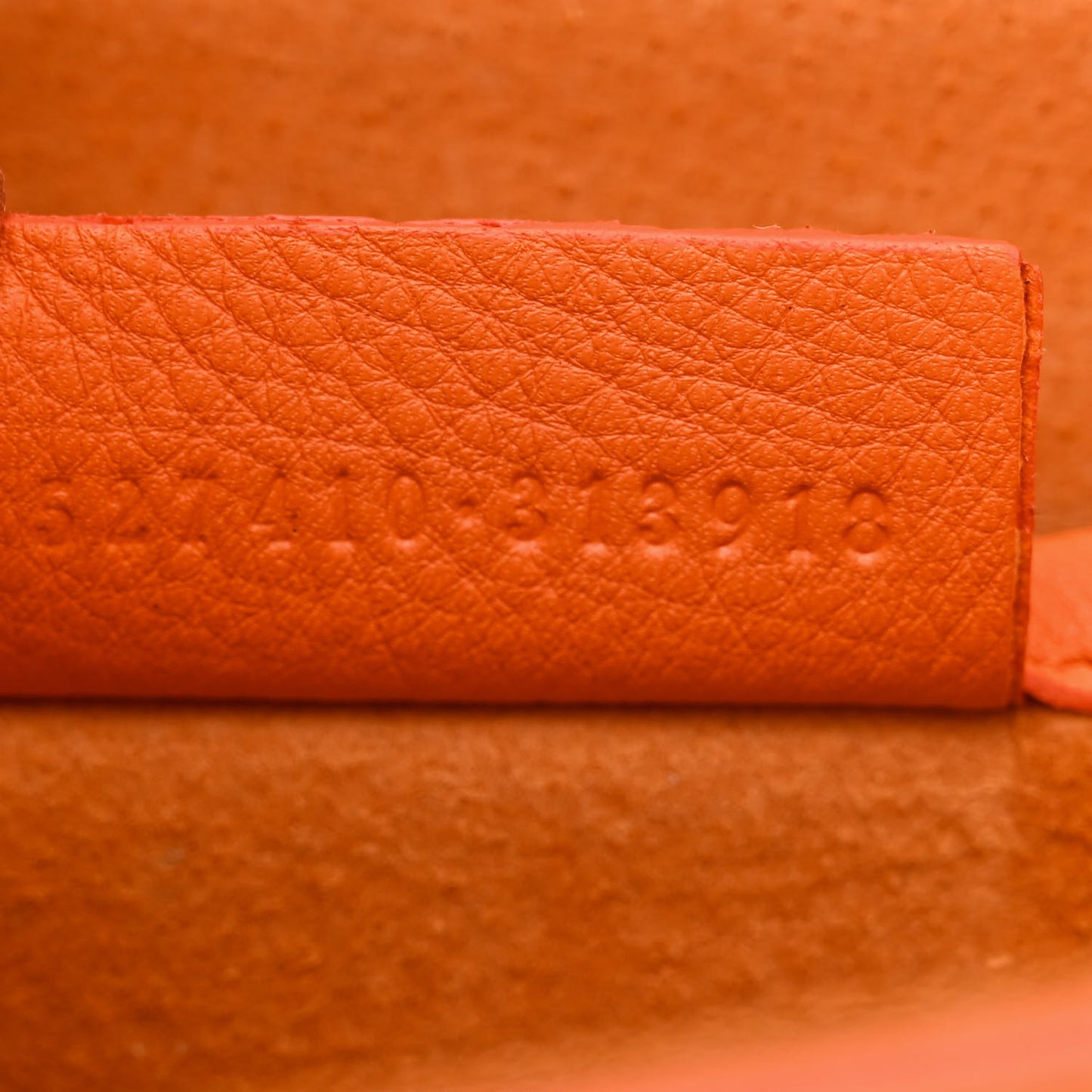 Calfskin Heroine Chain Satchel Orange