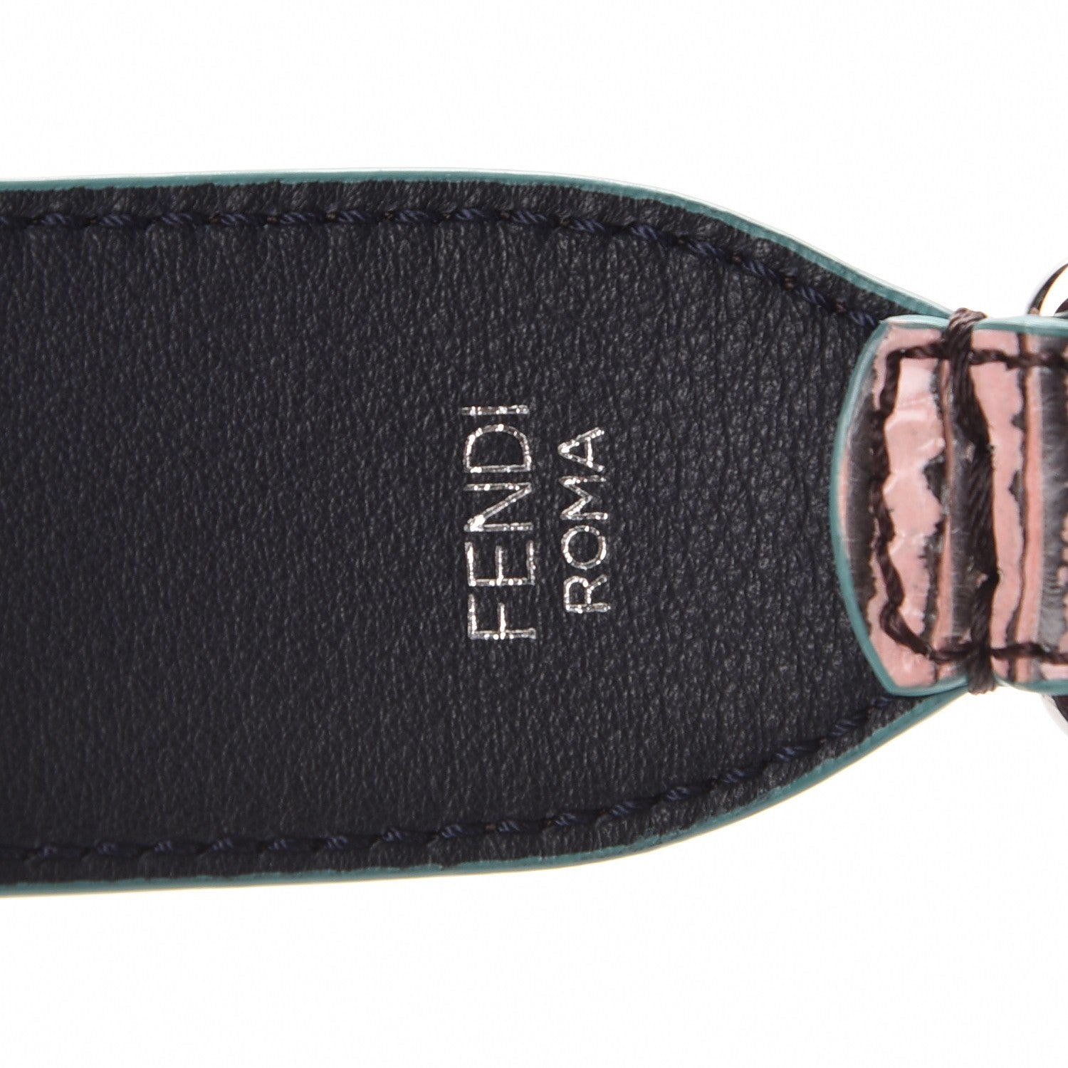 Fendi Elaphe Strap You Pink Night Blue 5 of 5