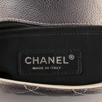 Chanel Caviar Quilted Medium Ombre Single Flap Grey 7 of 7