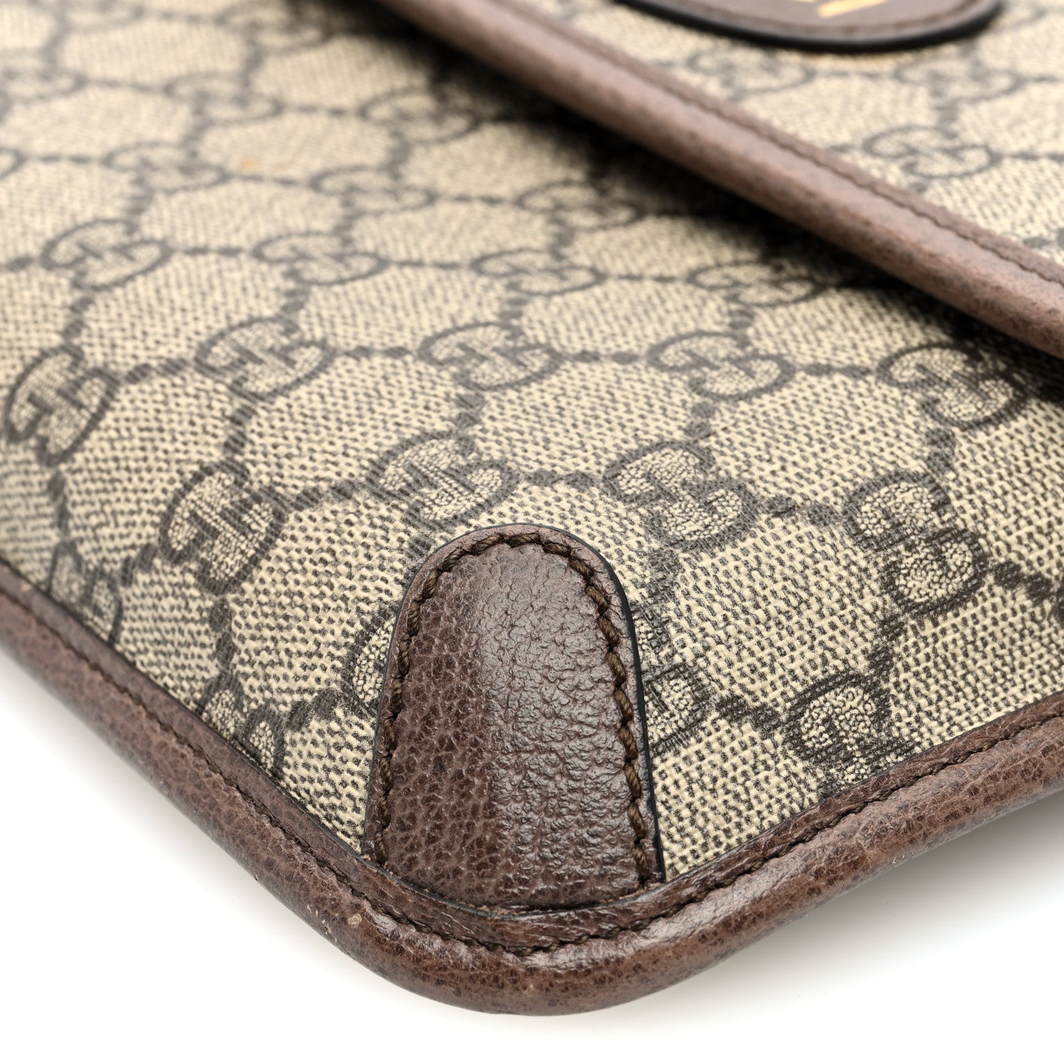 Gucci GG Supreme Monogram Neo Vintage Web Belt Bag Brown 10 of 10