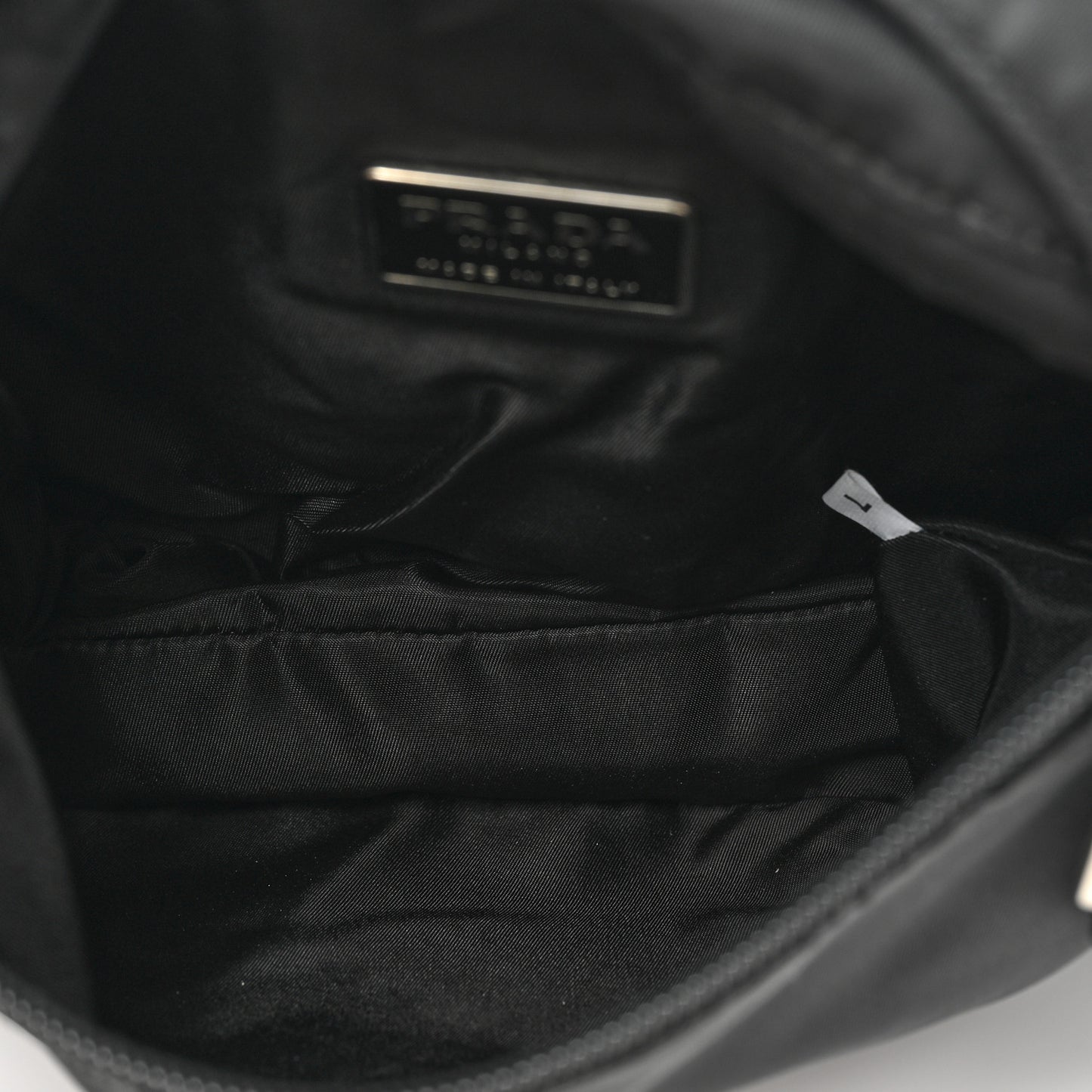 Tessuto Nylon Sport Shoulder Bag Black