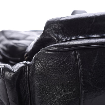 Chanel Aged Calfskin Quilted Large Casual Rock Backpack Black 11 of 14