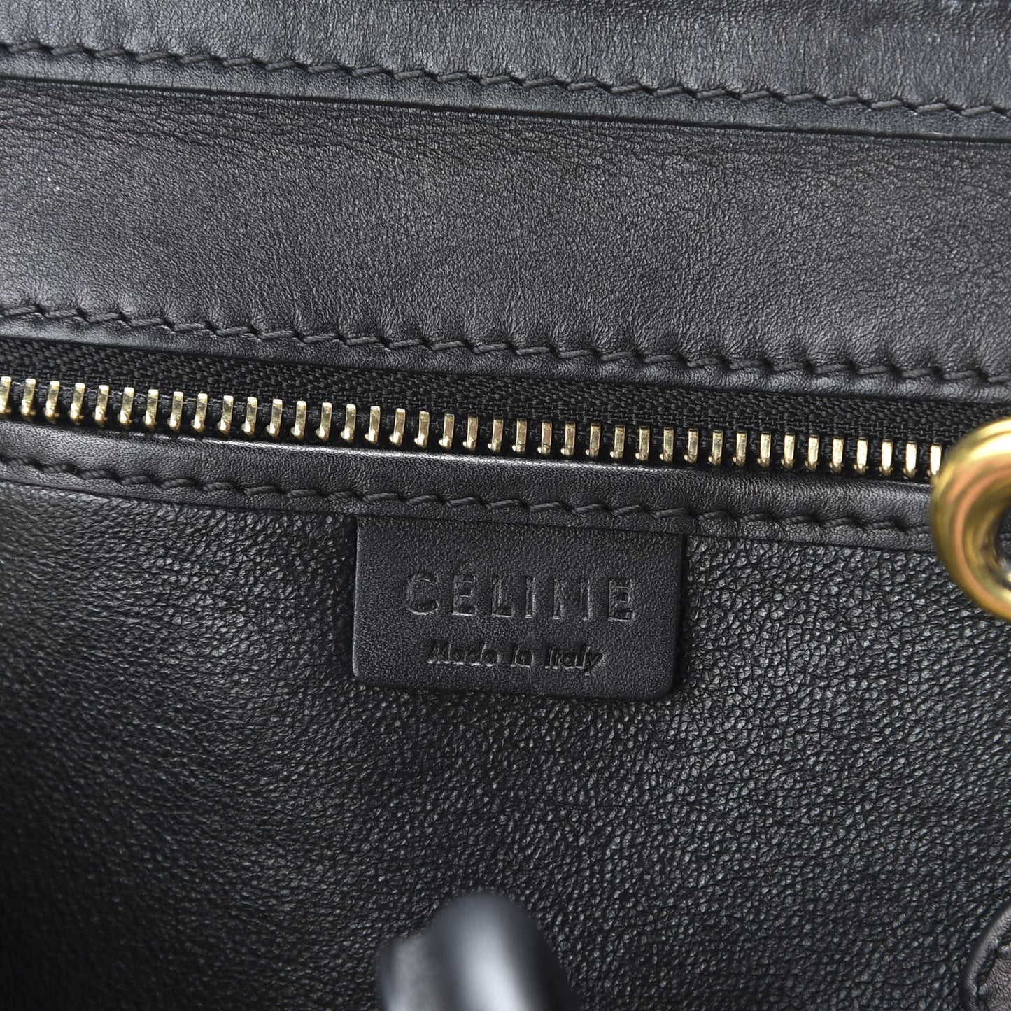 Calfskin Nano Tri-Color Luggage Lemon