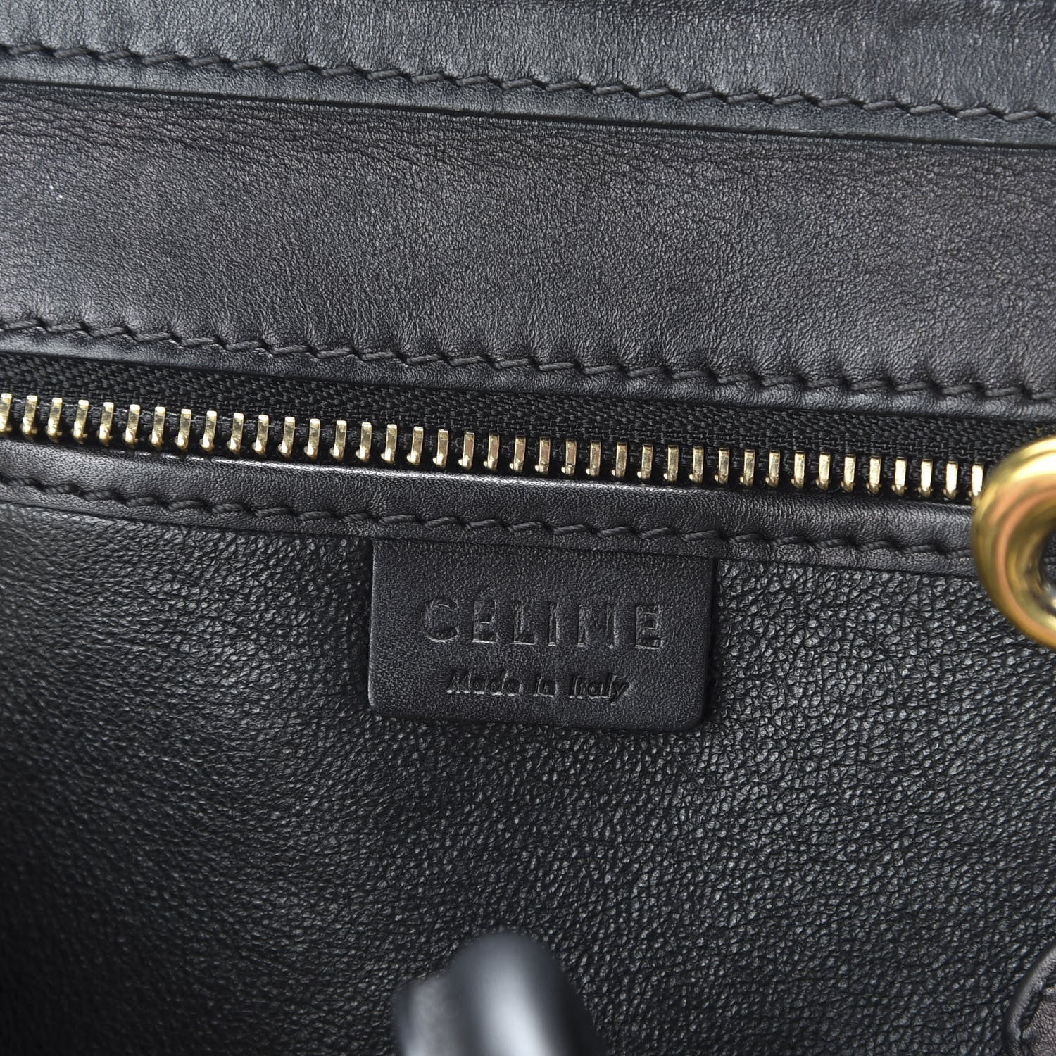 Celine Calfskin Nano Tri-Color Luggage Lemon 6 of 10