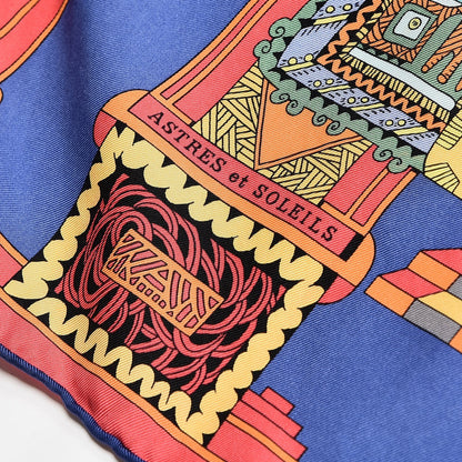 Hermes Silk Astres et Soleils Scarf 90 5 of 6