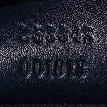 Gucci Monogram GG Reins Zip Up Tote Bag Gray Navy 6 of 10