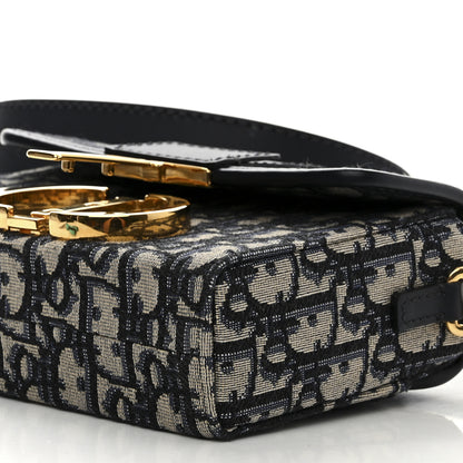 Christian Dior Oblique 30 Montaigne Box Bag Blue 9 of 9