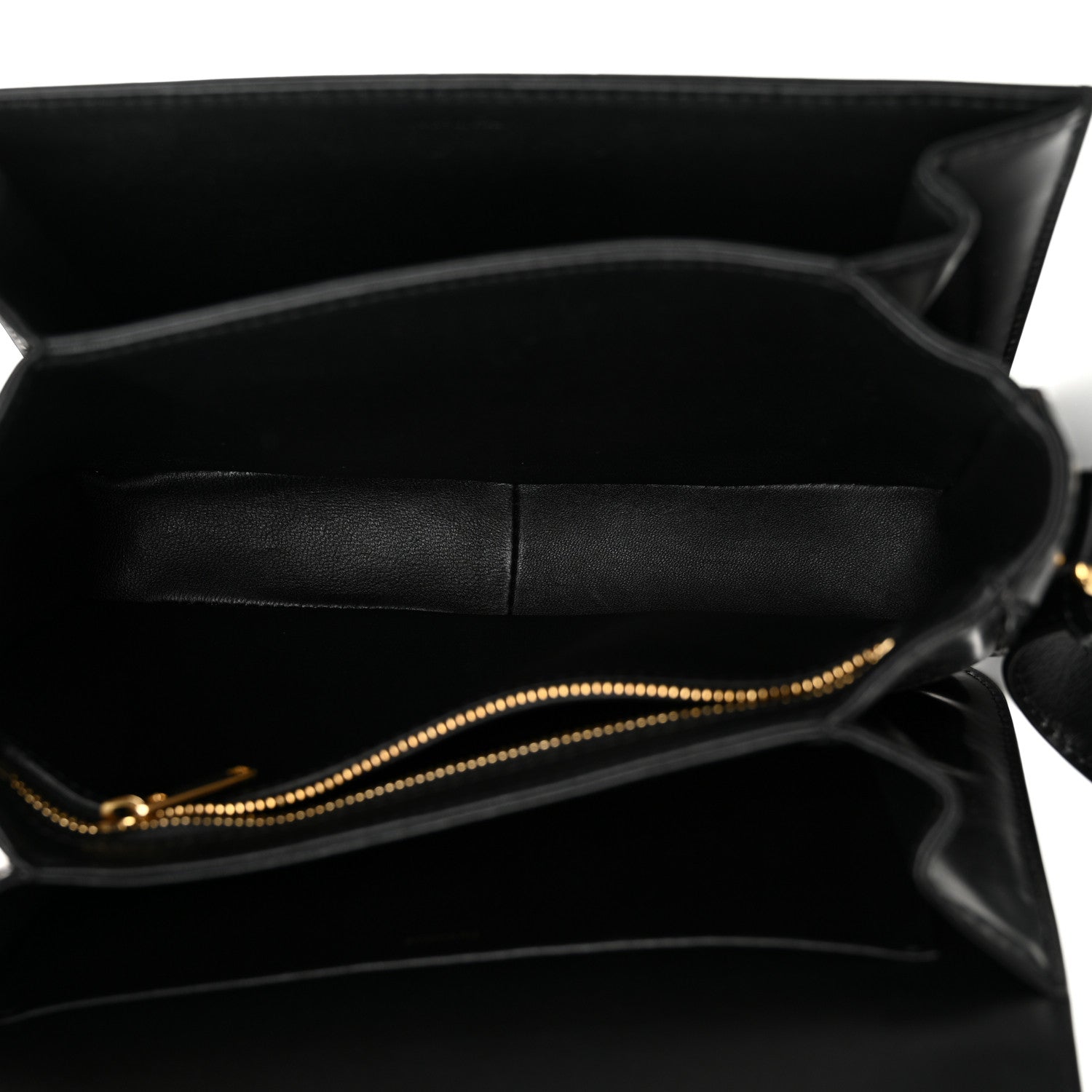 Celine Shiny Calfskin Medium Triomphe Black 5 of 16