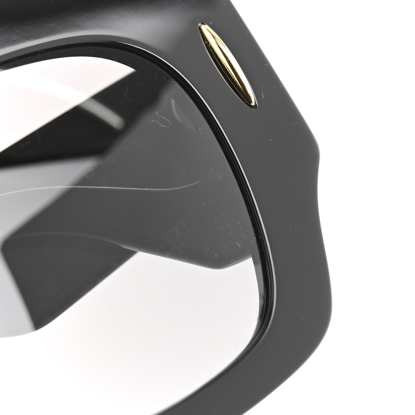 Acetate Anagram Square Screen Sunglasses LW40129U Black