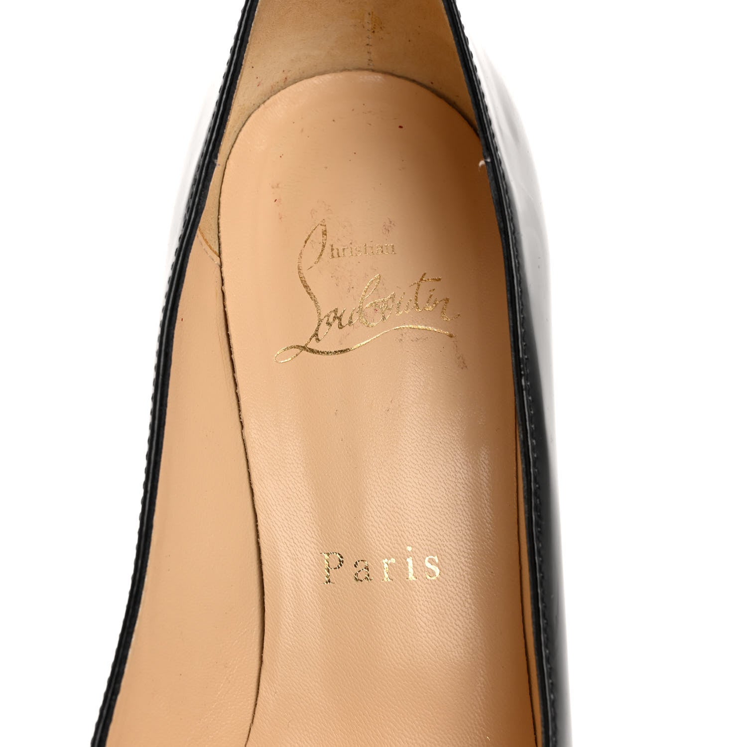 Christian Louboutin Patent Dolly 85 Pumps 37.5 Black 7 of 11