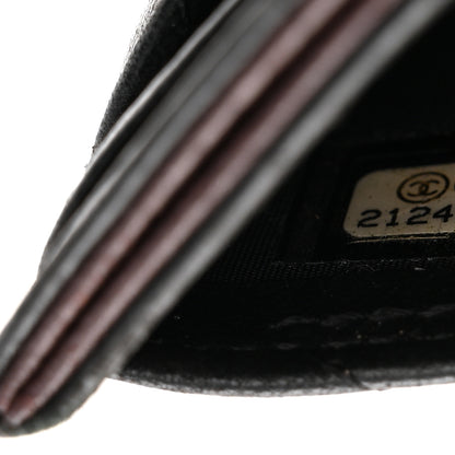 Chanel Lambskin Quilted Card Holder Black 8 of 9