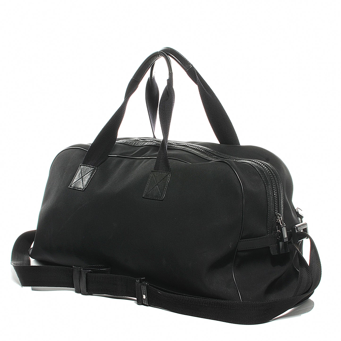 Canvas Large Parana Web Duffle Bag Black