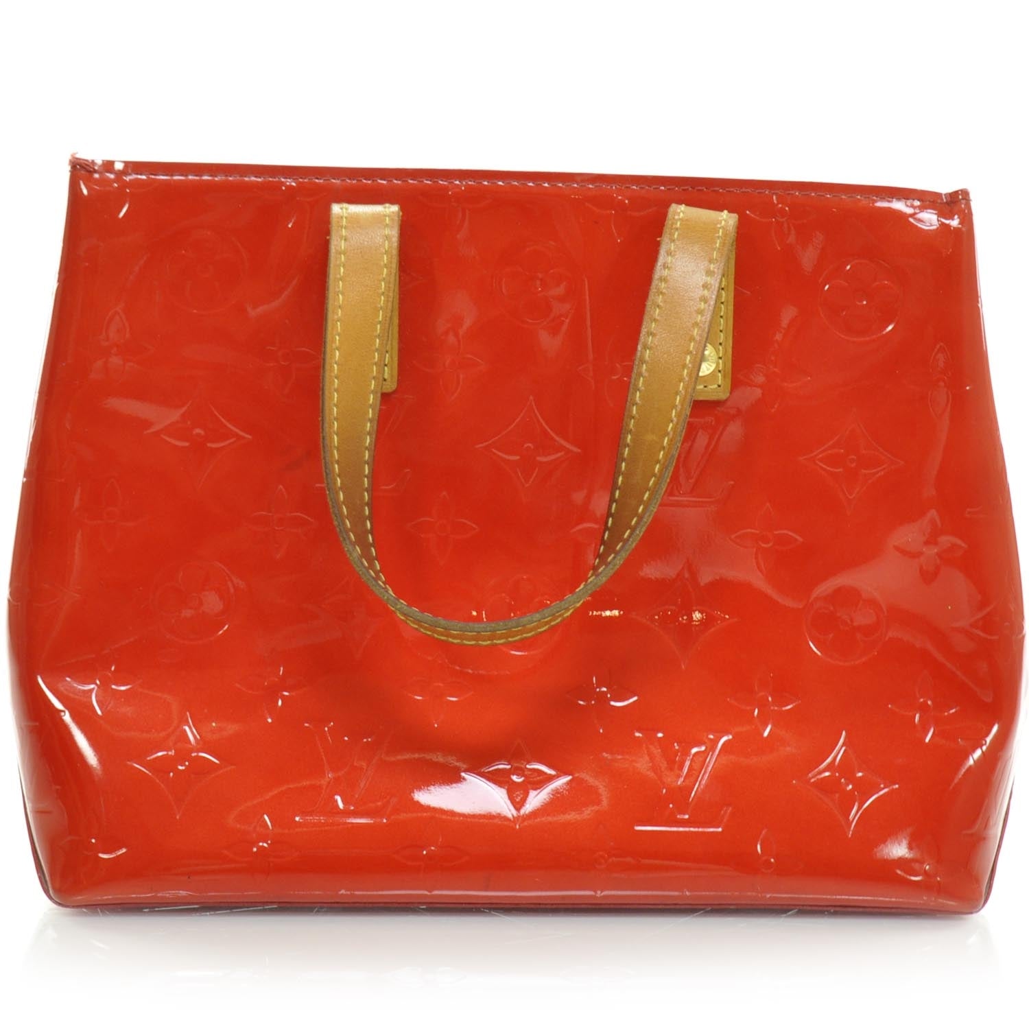 Louis Vuitton Vernis Reade PM Rouge 4 of 8