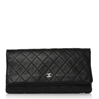 Chanel Lambskin Quilted CC Beauty Clutch Black 1 of 10