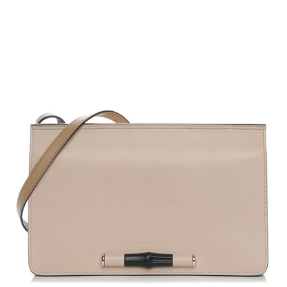 Gucci Calfskin Lady Bamboo Shoulder Bag Pink 1 of 8
