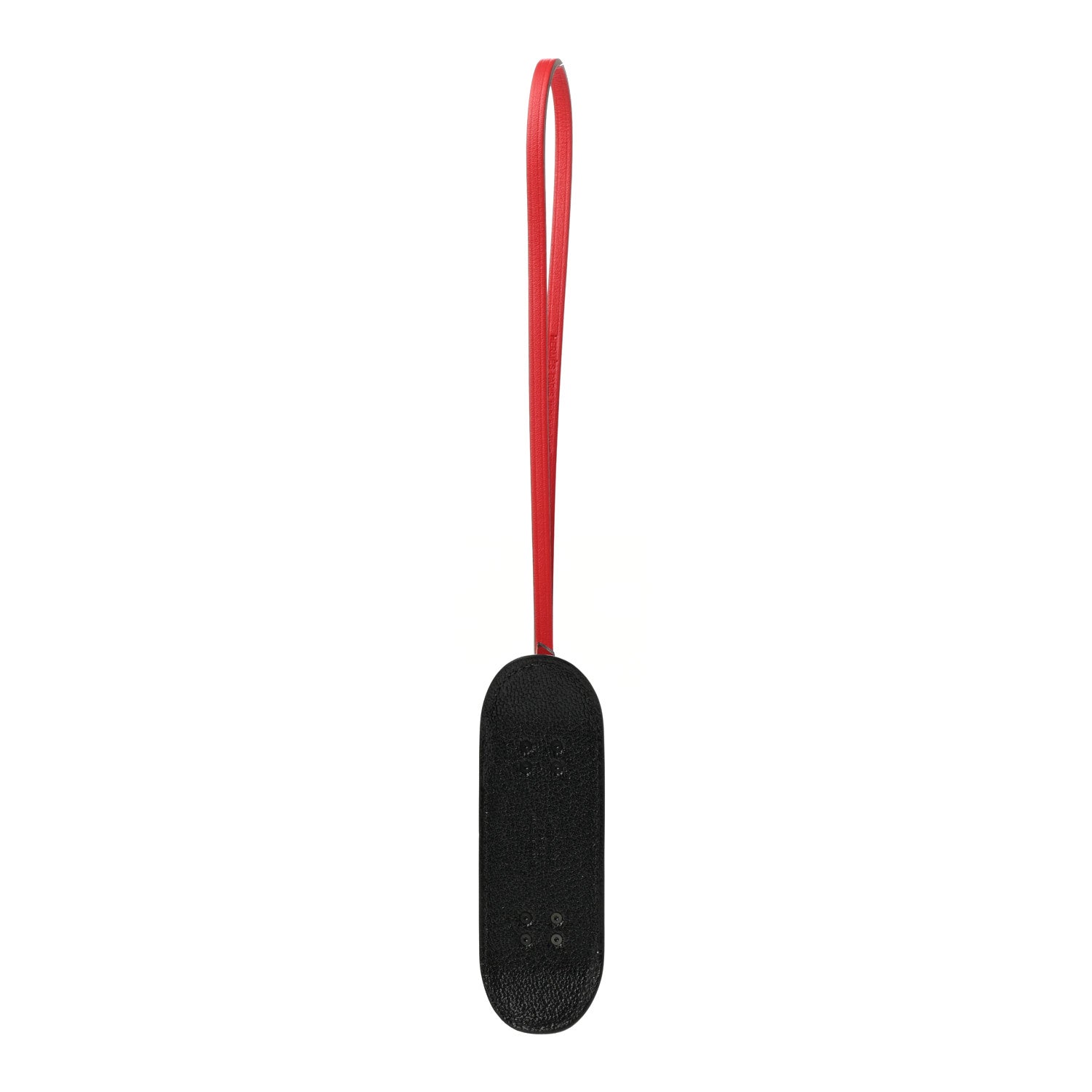 Hermes Chevre Swift Fingerskate Charm Black Multicolor Rouge De Coeur 1 of 4
