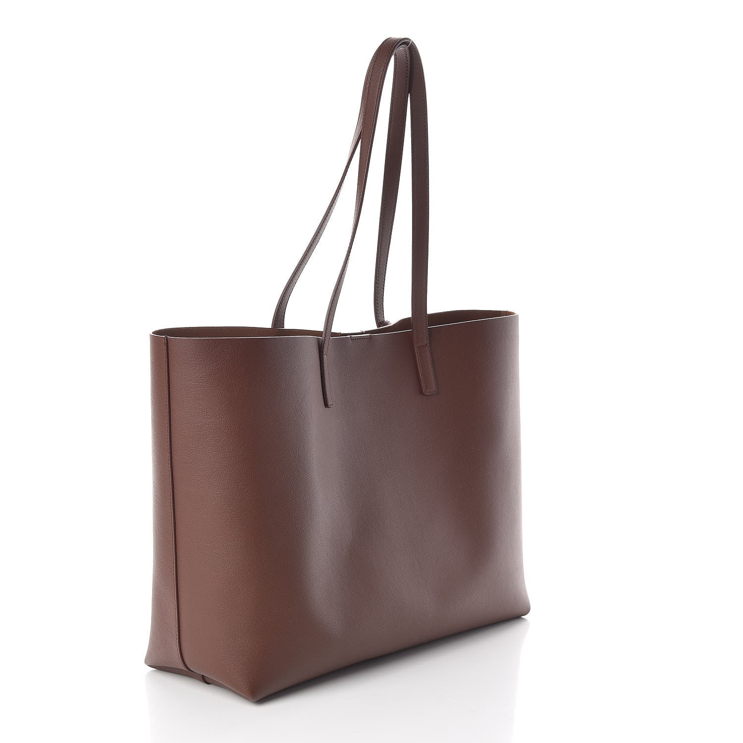 Saint Laurent Calfskin Large Shopping Tote Old Brandy 4 of 10