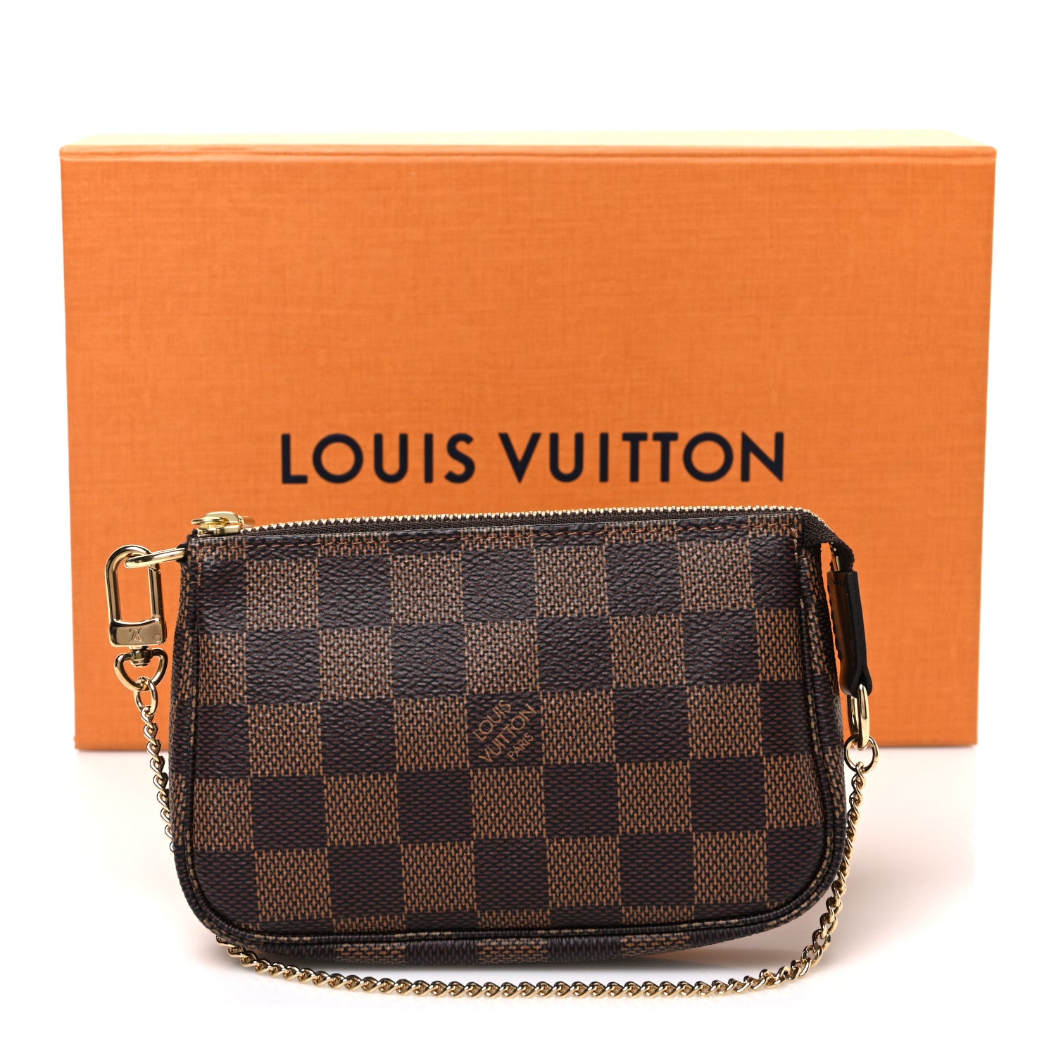 Louis Vuitton Damier Ebene Mini Pochette Accessories 8 of 8