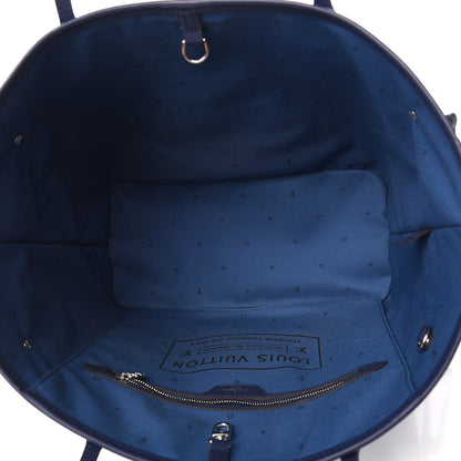 Louis Vuitton Monogram Escale Neverfull MM Blue 5 of 12