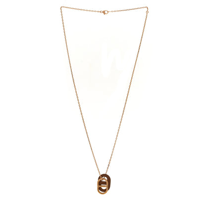 Hermes Swift O'Maillon Pendant Necklace Gold 3 of 8