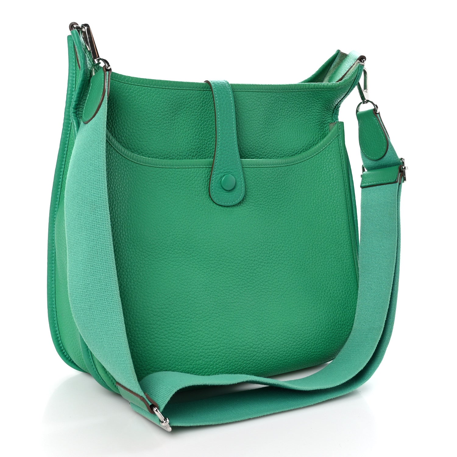 Hermes Taurillon Clemence Evelyne III GM Menthe 3 of 10