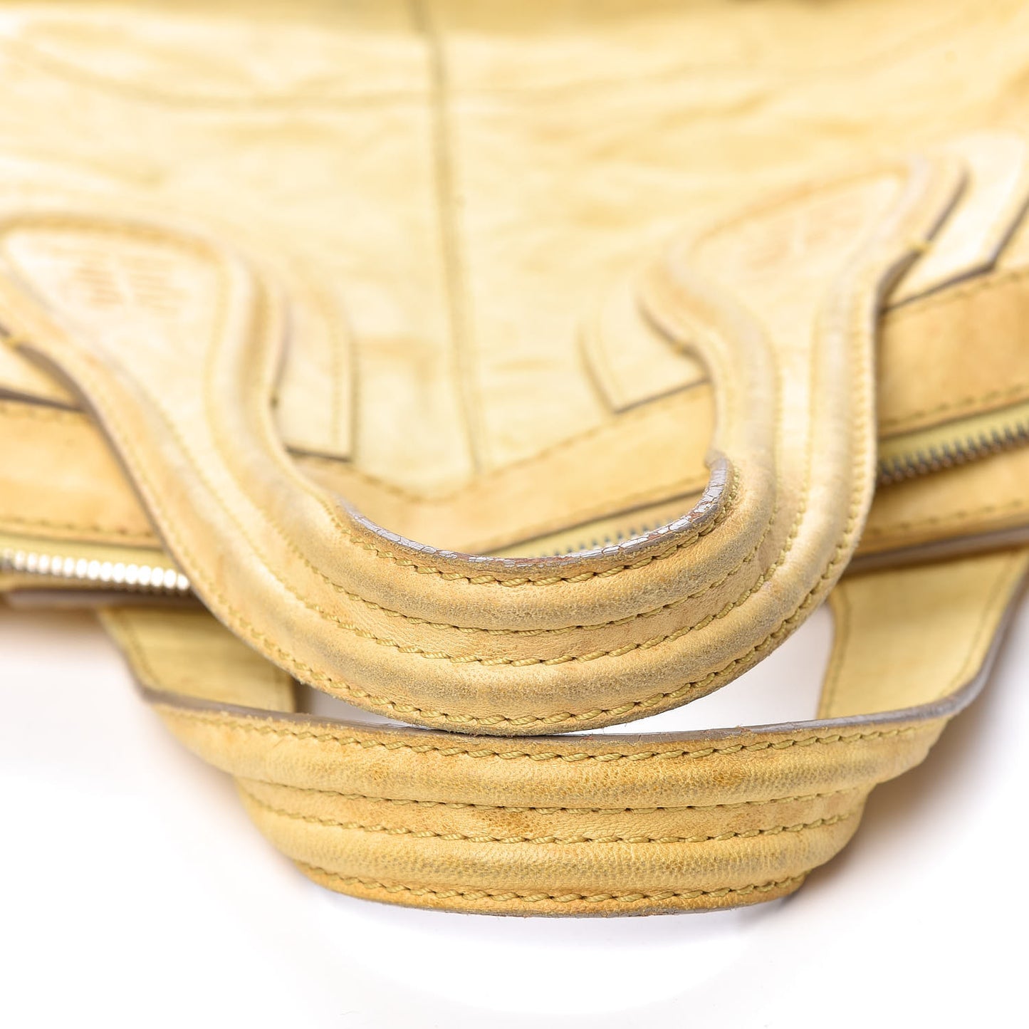 Wrinkled Lambskin Medium Nightingale Yellow
