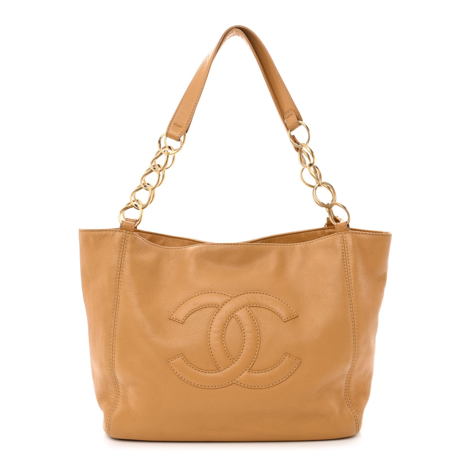 Chanel Caviar CC Timeless Shopping Tote Beige 1 of 15