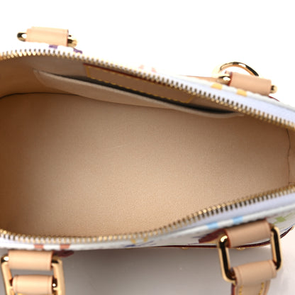 Louis Vuitton LV x TM Monogram Multicolor Alma BB White 5 of 9