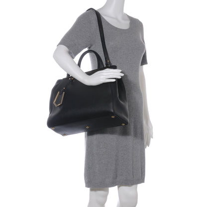 Fendi Vitello Elite Regular 2Jours Tote Black 2 of 9
